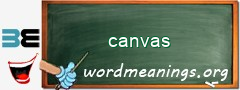 WordMeaning blackboard for canvas